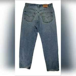 Vtg Levi's 550 Mens 38x32 Blue Jeans Made In USA Light Wash Denim 90’s Relaxed